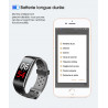 Montre Bluetooth connectee IP68 etanche avec moniteur de frequence...