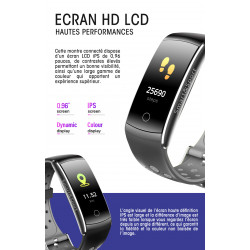 Montre Bluetooth connectee IP68 etanche avec moniteur de frequence...