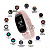 Bracelet Bluetooth connecte etanche S3 avec moniteur de frequence...