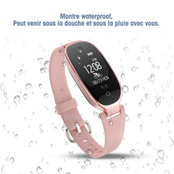 Bracelet Bluetooth connecte etanche S3 avec moniteur de frequence...