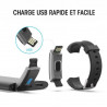 Bracelet Bluetooth connecte avec moniteur de frequence cardiaque...