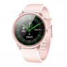 Montre Bluetooth connectee etanche avec tracer dactivite - Rose