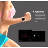 Montre Bluetooth connectee etanche avec tracer dactivite - Rose