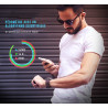 Montre Bluetooth connectee etanche avec tracer dactivite - Noir