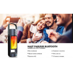 Lampe LED portablesdexterieur speaker Bluetooth avec 2 haut ...