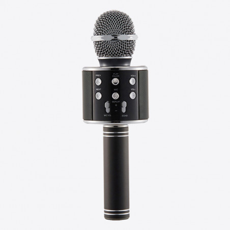 Microphone karaoke Bluetooth - Noir