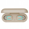 Ecouteurs binaural Bluetooth 5.0 sans fil etanches avec microphone...