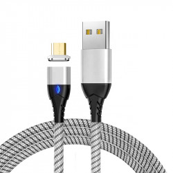 Cable magnetique universel de charge et de synchronisation avec...