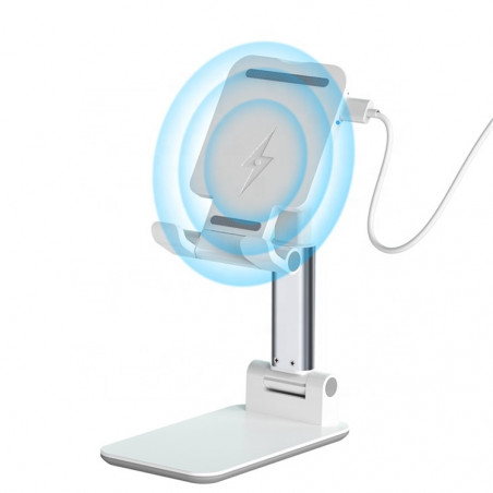 Support pliable pour Tablette et mobile avec charge sans fil a...