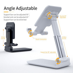 Support pliable pour Tablette et mobile avec charge sans fil a...