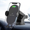 Support voiture rotatif 360 a ventouse 10W avec chargeur a...