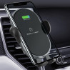 Support voiture rotatif 360 a ventouse 10W avec chargeur a...