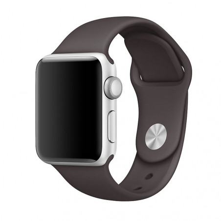 Bracelet souple pour Apple Watch 42/ 44 mm - Marron