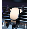 Support voiture rotatif 360 fixation grille daeration - Or