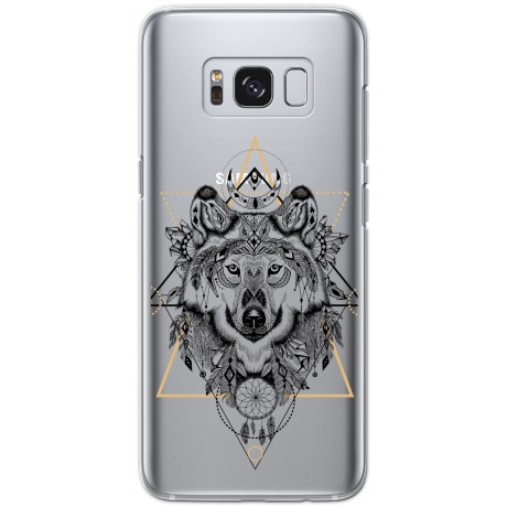 Coque LACOQUE'IN pour Samsung Galaxy S8 - Loup