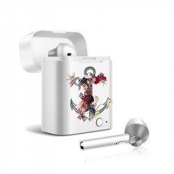 Ecouteurs stereo Bluetooth 5.0 sans fil avec appels binaual avec...