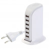 Chargeur 5 entrees USB 5A avec rallonge secteur et socle