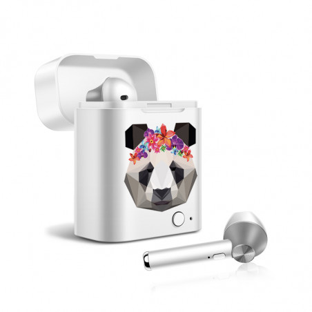 Ecouteurs stereo Bluetooth 5.0 sans fil avec appels binaual avec...
