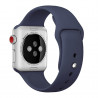 Bracelet souple pour Apple Watch 42/ 44 mm - Bleu
