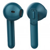 Ecouteurs Bluetooth etanches avec boitier de chargement - Bleu canard