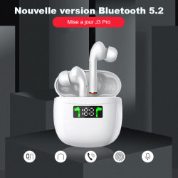 Ecouteurs Bluetooth V5.2 avec controle tactile et affichage...