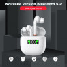 Ecouteurs Bluetooth V5.2 avec controle tactile et affichage...