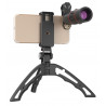 Trepied portatif pour mobile avec kit de lentilles complet - Noir
