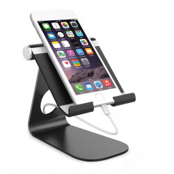 Support pour Tablette en Aluminium - Noir