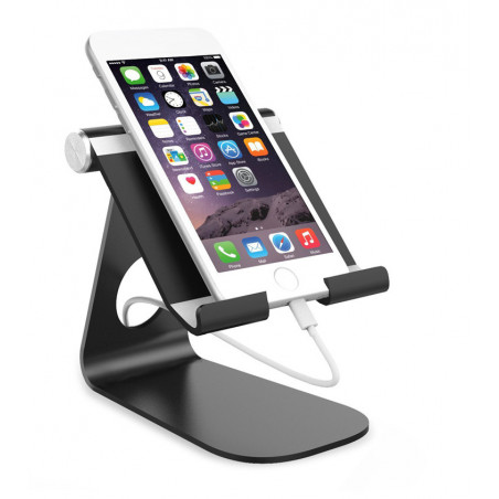 Support pour Tablette en Aluminium - Noir
