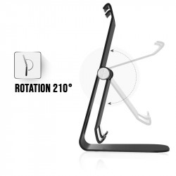 Support pour Tablette en Aluminium - Noir