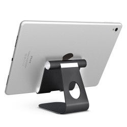 Support pour Tablette en Aluminium - Noir