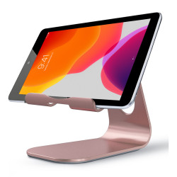 Support pour Tablette en Aluminium - Rose or