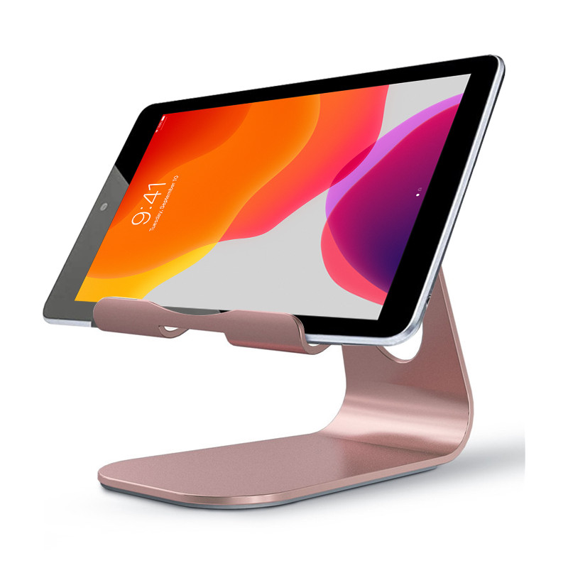 Support pour Tablette en Aluminium - Rose or