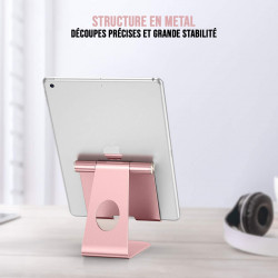 Support pour Tablette en Aluminium - Rose or