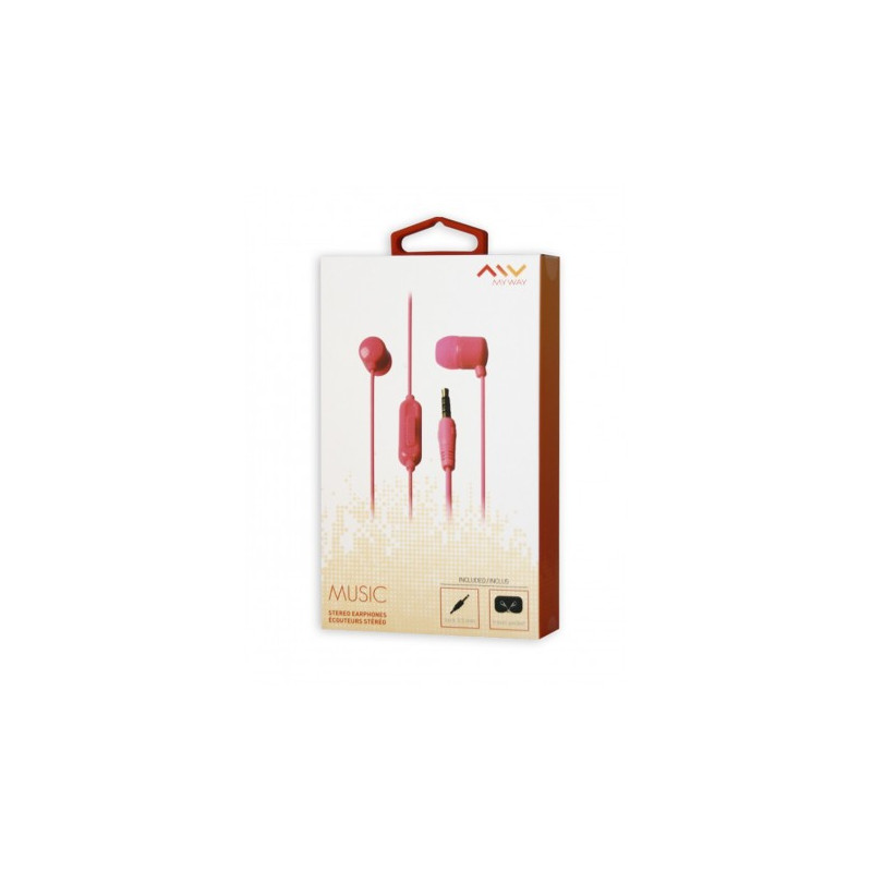 Ecouteur kit pieton In - Ear universel MyWay - Rose