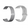 Bracelet milanais en acier inoxydable & bracelet silicone souple ...