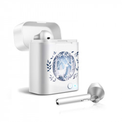 Ecouteurs stereo Bluetooth 5.0 sans fil avec appels binaual avec...