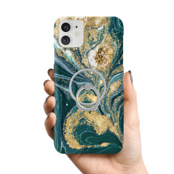 Coque protectrice avec impression 360 et finition soyeuse + anneau...